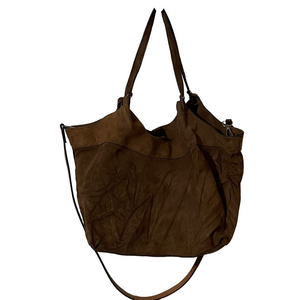 Anna Paola Brown Suede Bag